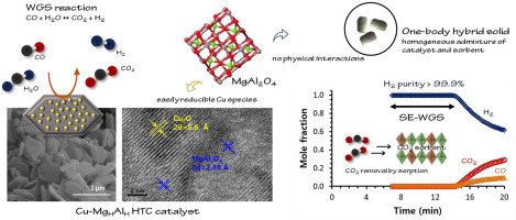 Water gas shift and sorption-enhanced water gas shift reactions using hydrothermally synthesized novel Cu–Mg–Al hydrotalcite-based catalysts for hydrogen production (Elsevier, IF : 16.799 JCR : 1.06%)